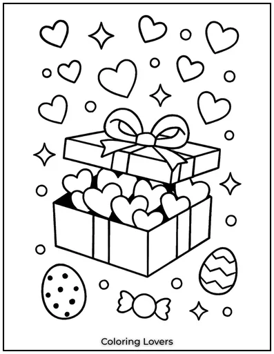 A little box filled with love. These heart-shaped candies