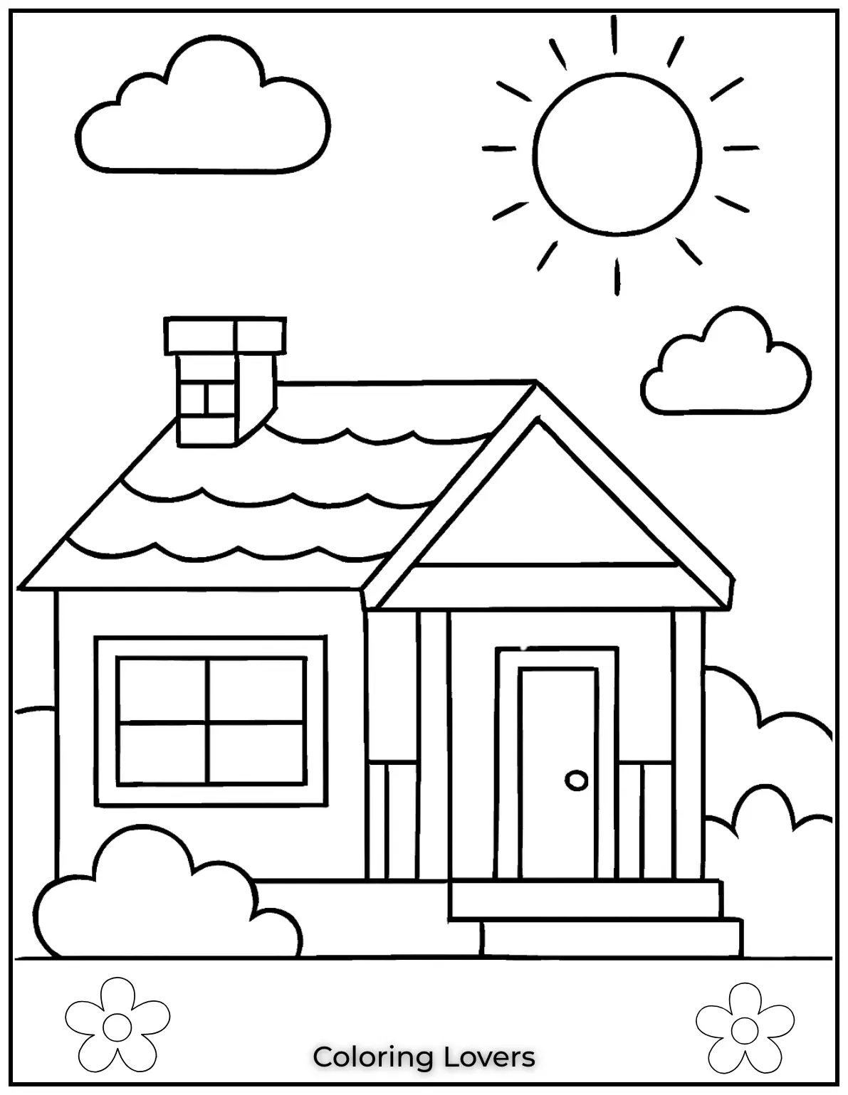A simple sweet home under a bright sky with neatly framed windows and a cozy porch that feels warm and welcoming 1