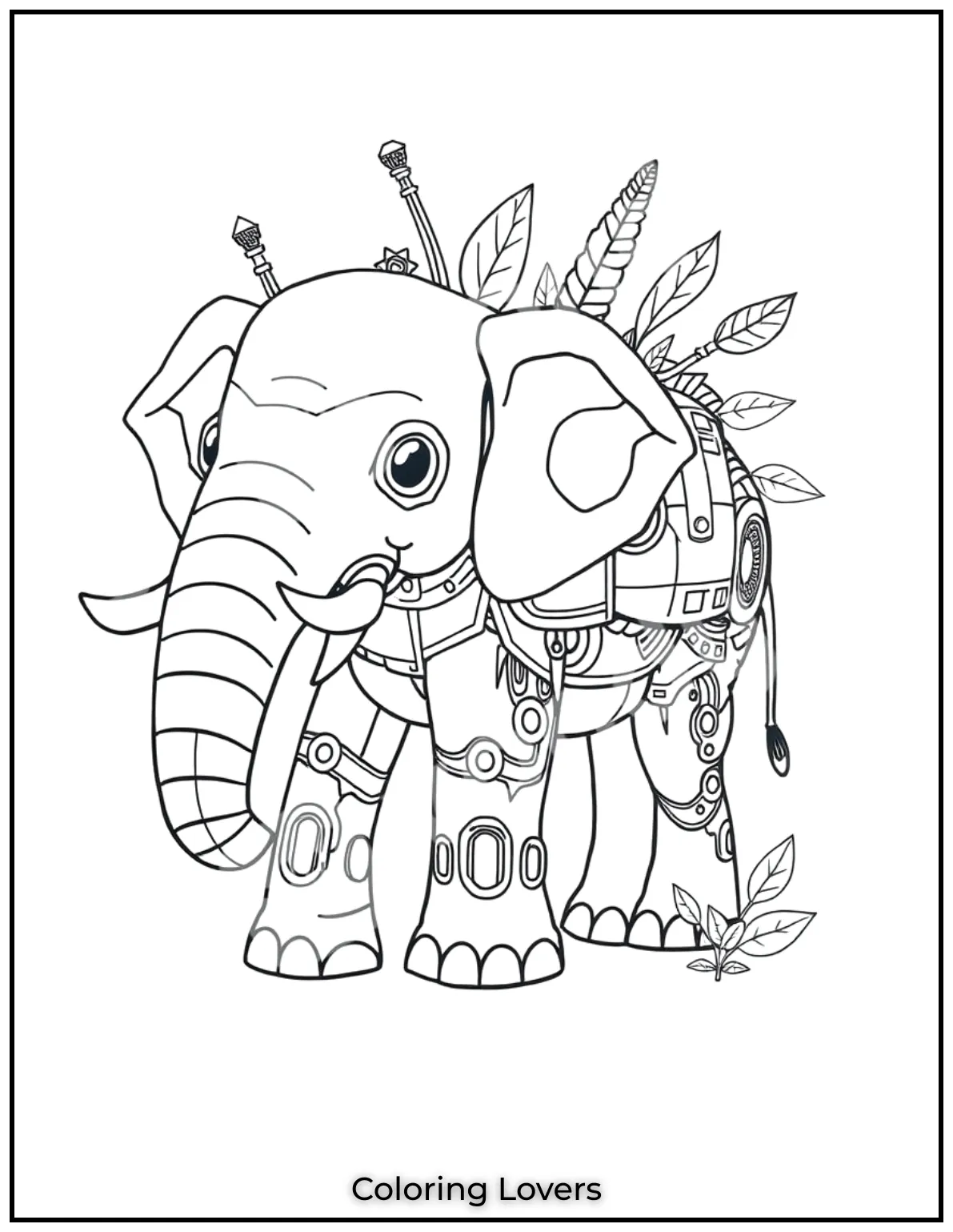 I loved creating this mechanical elephant.