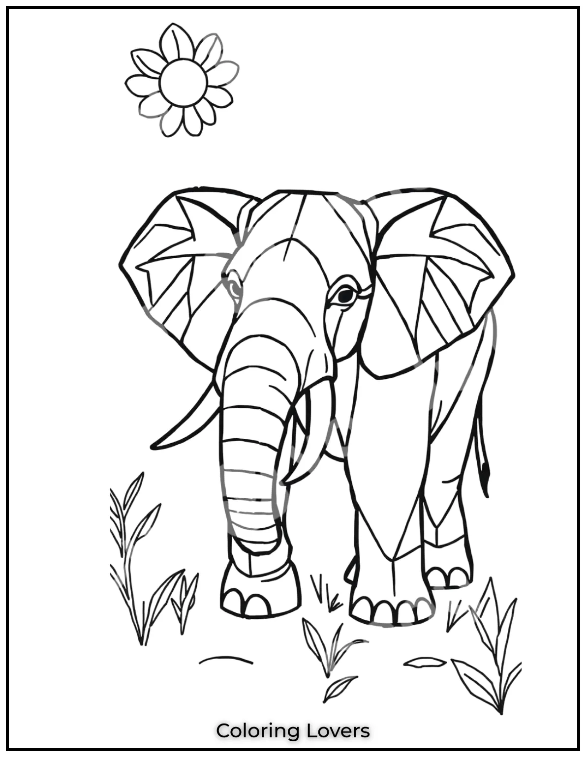 I went with bold geometric shapes for this one! It’s great for those who love clean lines