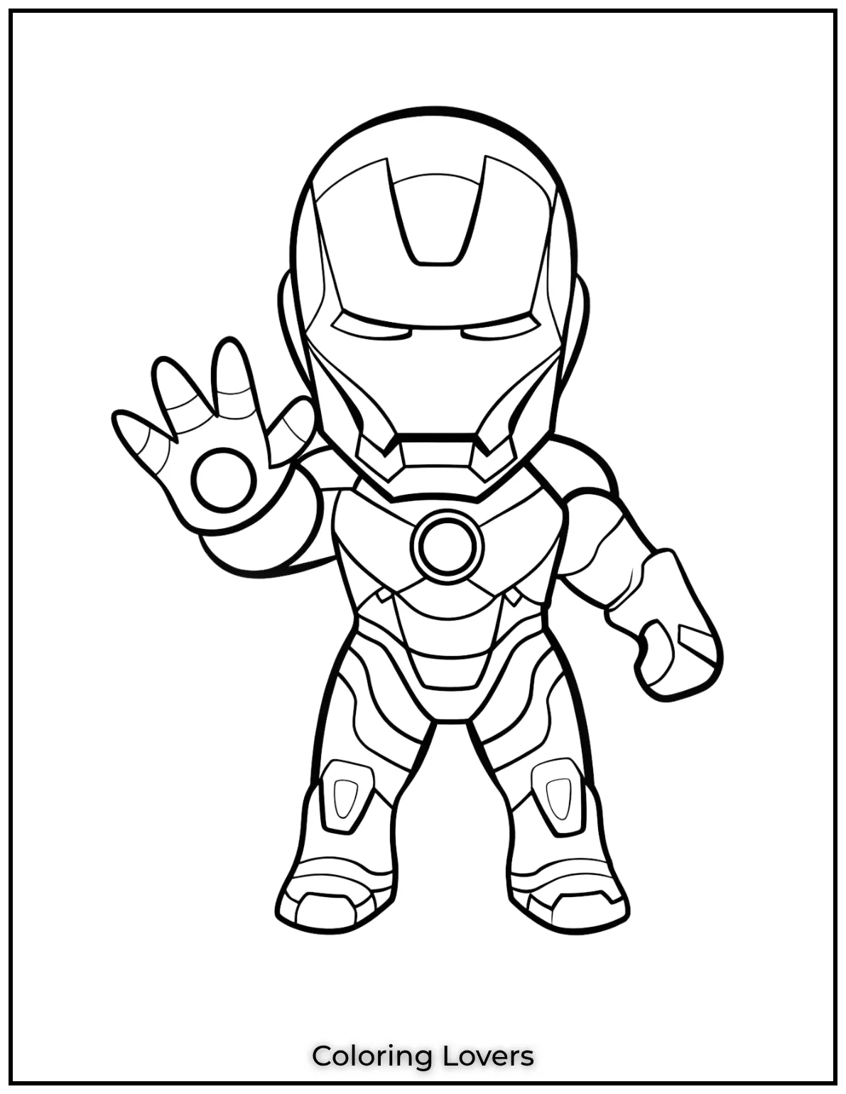 Iron Man never looked this cute Those sparkling eyes and tiny hands are ready to save the day with heart and courage