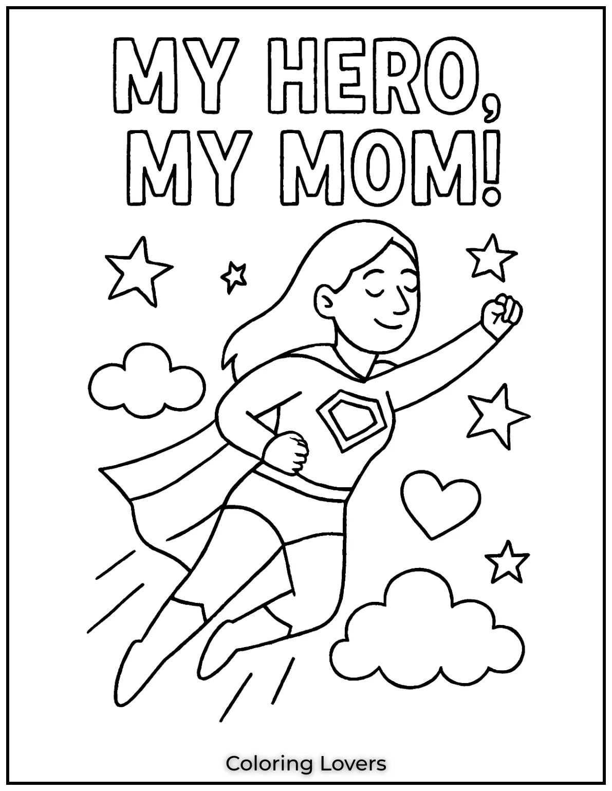 Mother’s Day Coloring Pages Kids Love Coloring 19 SHEFLI1