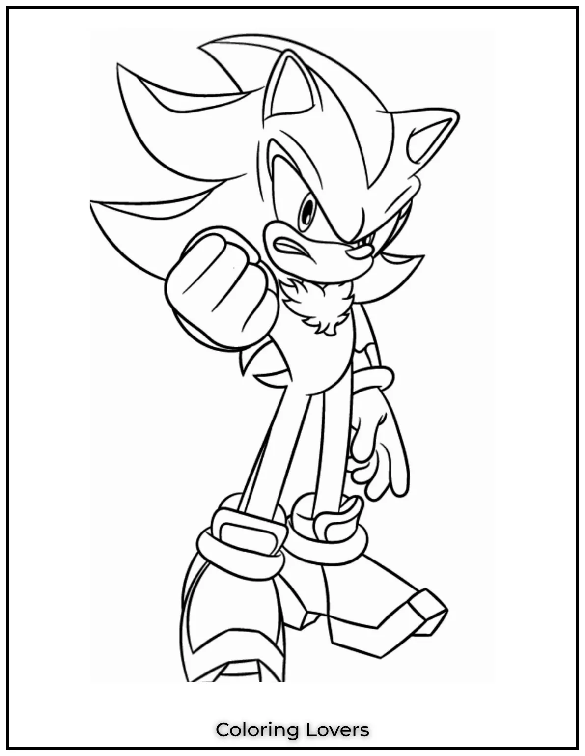 Sonic looks so full of energy holding his shiny ring. His happy expression brings this scene to life