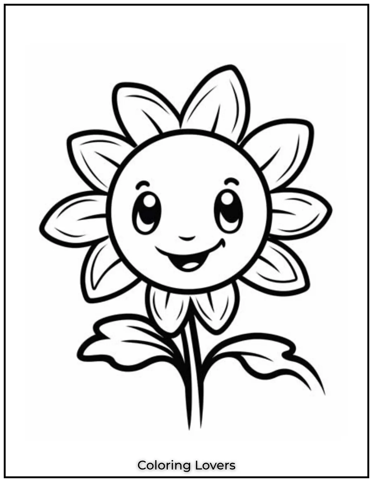 This daisys happy face and simple petals make it so sweet. Perfect for spring fun