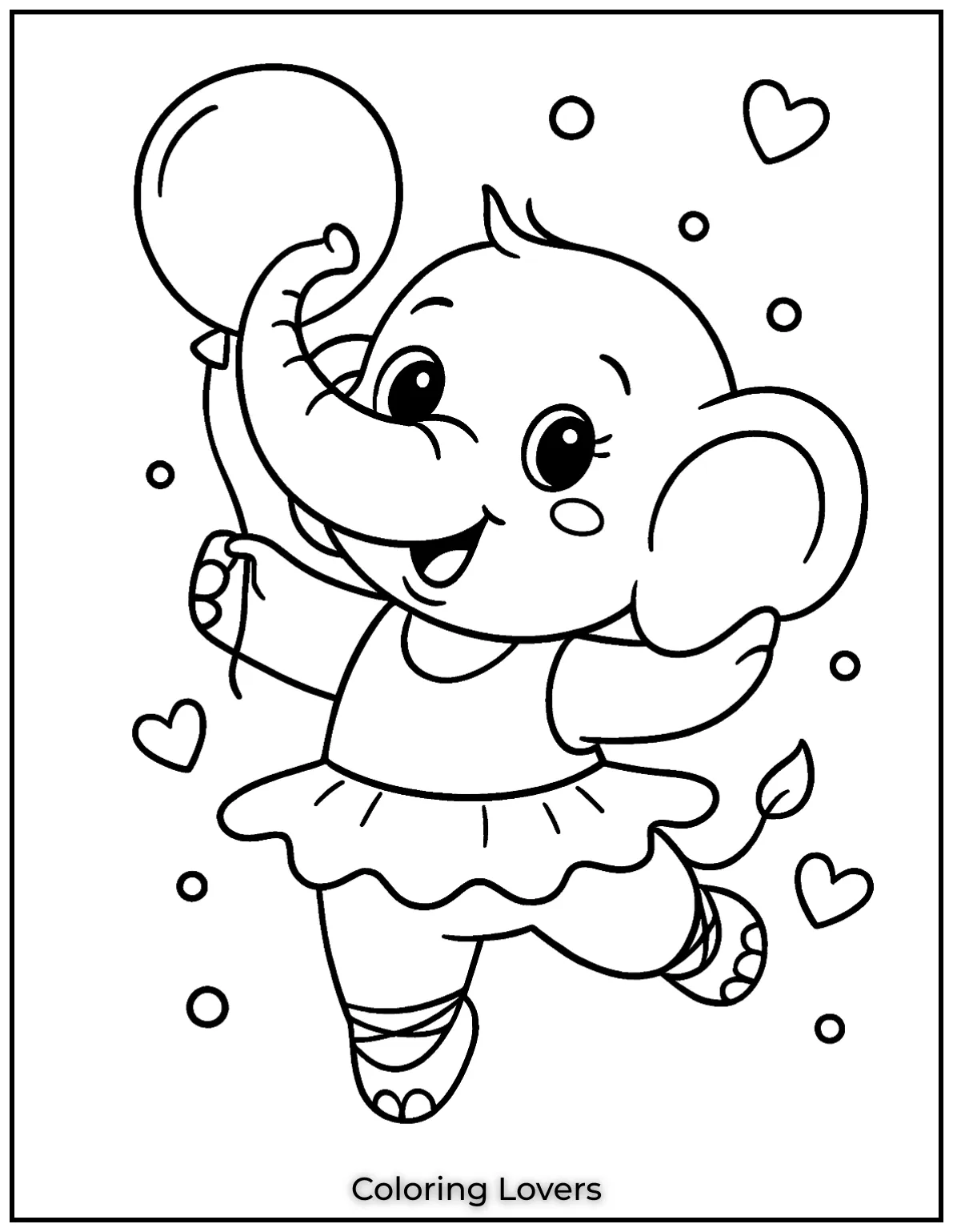 This sweet baby elephant is holding a balloon and looking so happy! 