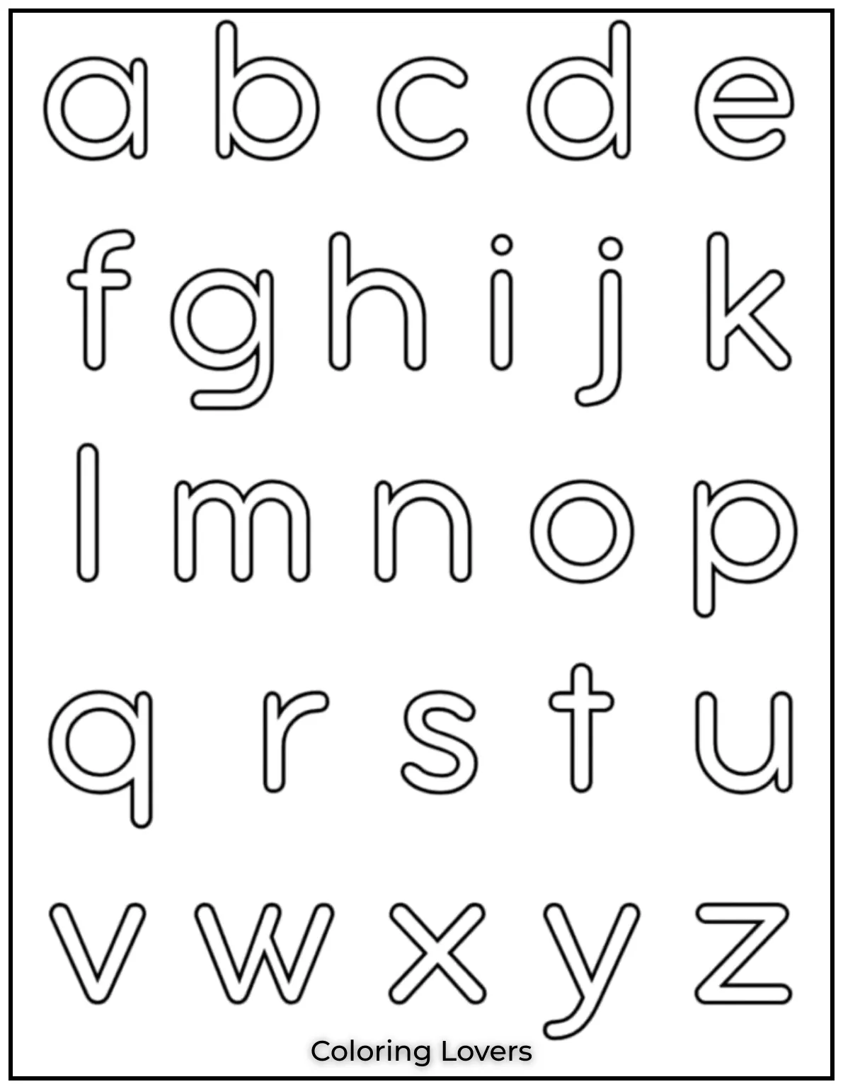 Preschool Coloring Pages – Fun & Easy Printables for All 79 A fun way for preschoolers to learn the alphabet.