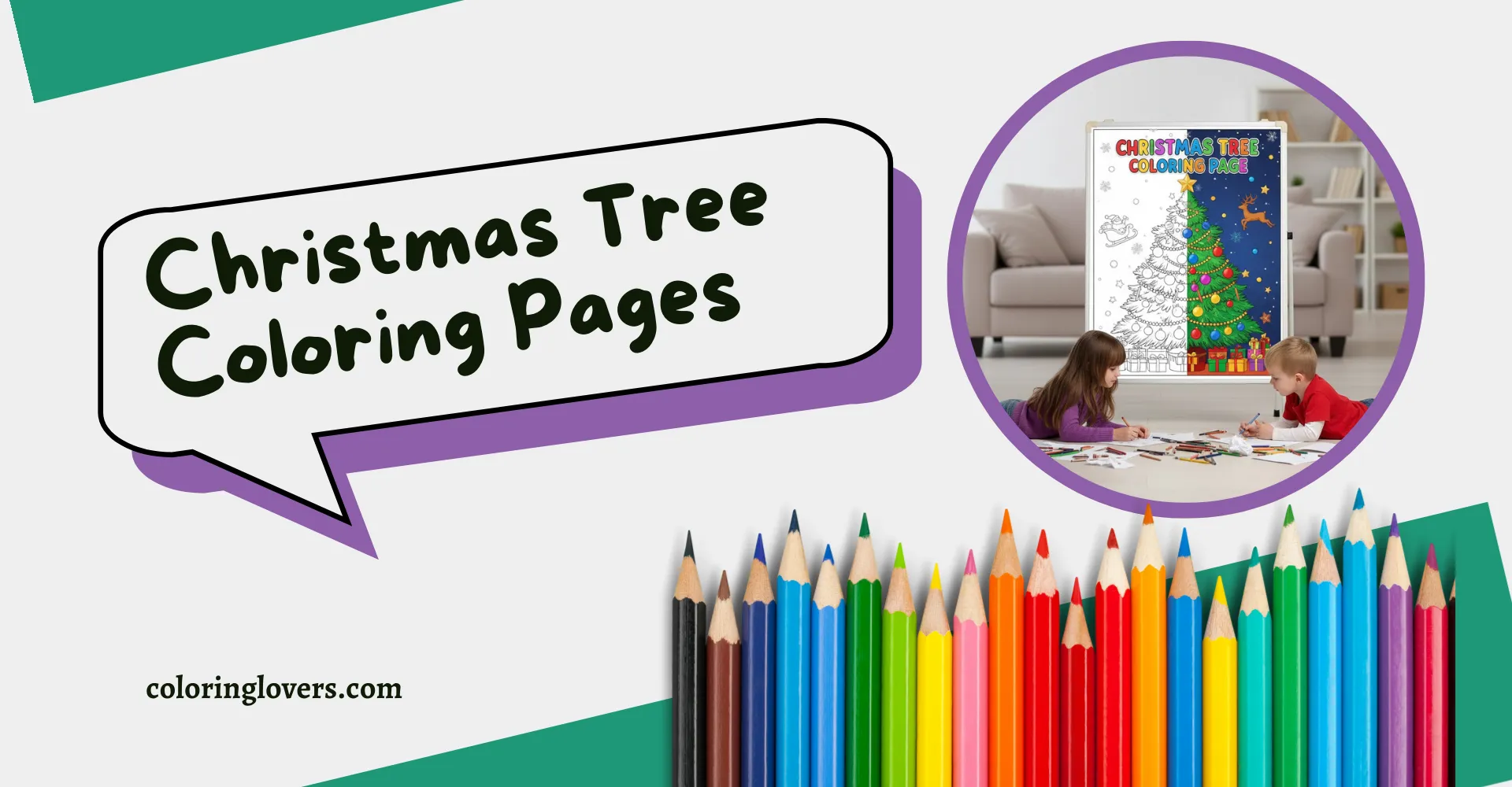 Christmas Tree Coloring Pages