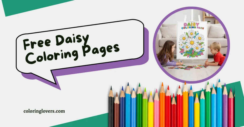 Daisy Coloring Pages