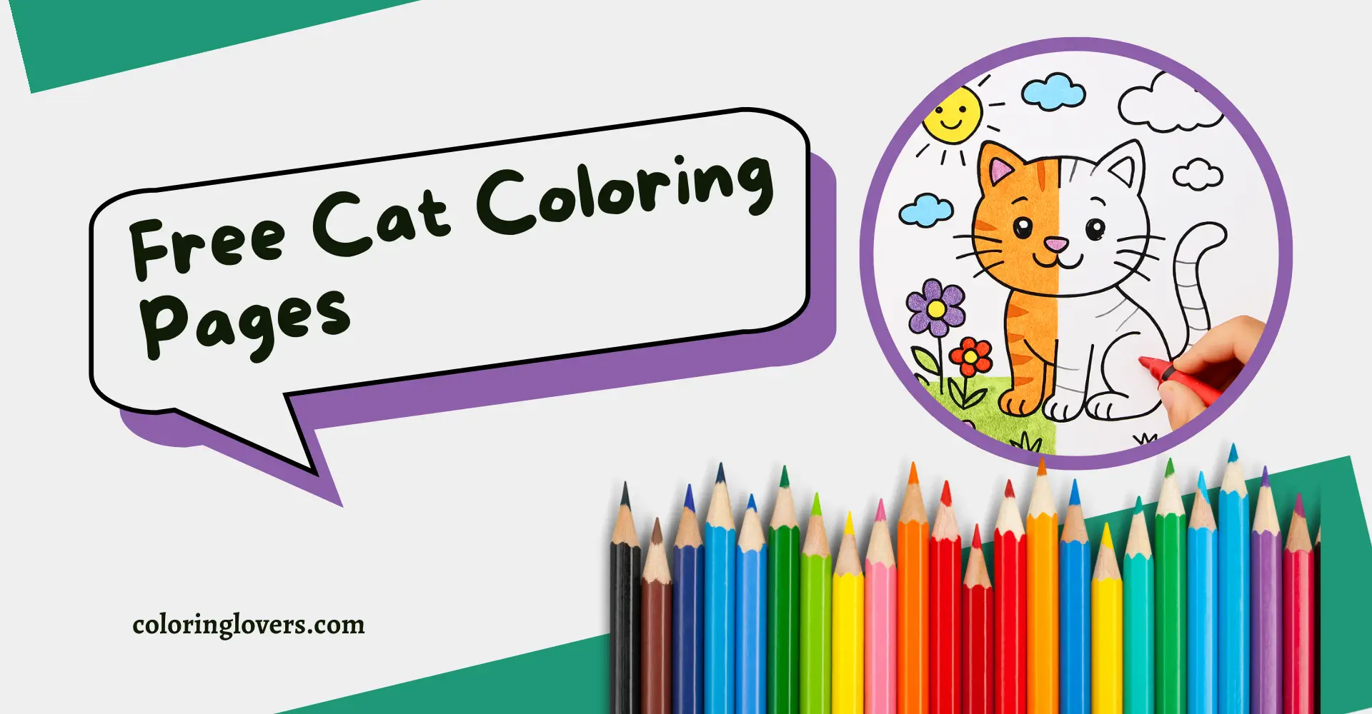 Free Cat Coloring Pages