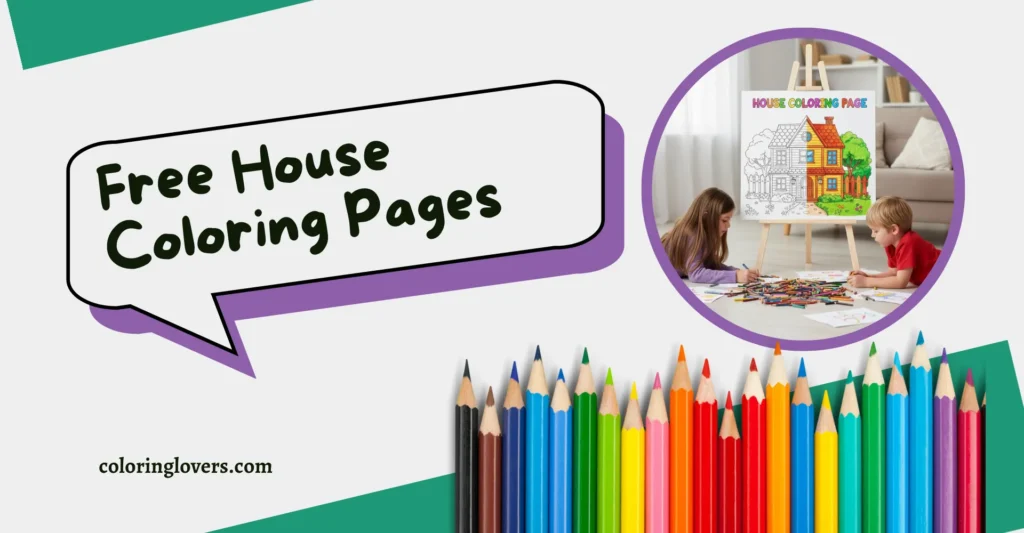 House Coloring Pages