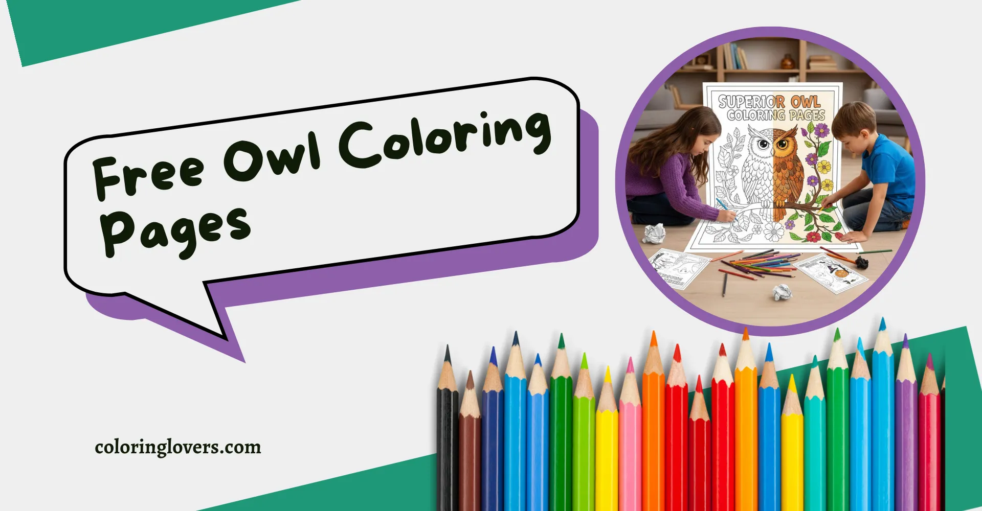 Owl Coloring Pages
