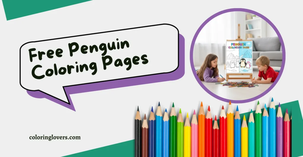 Penguin Coloring Pages