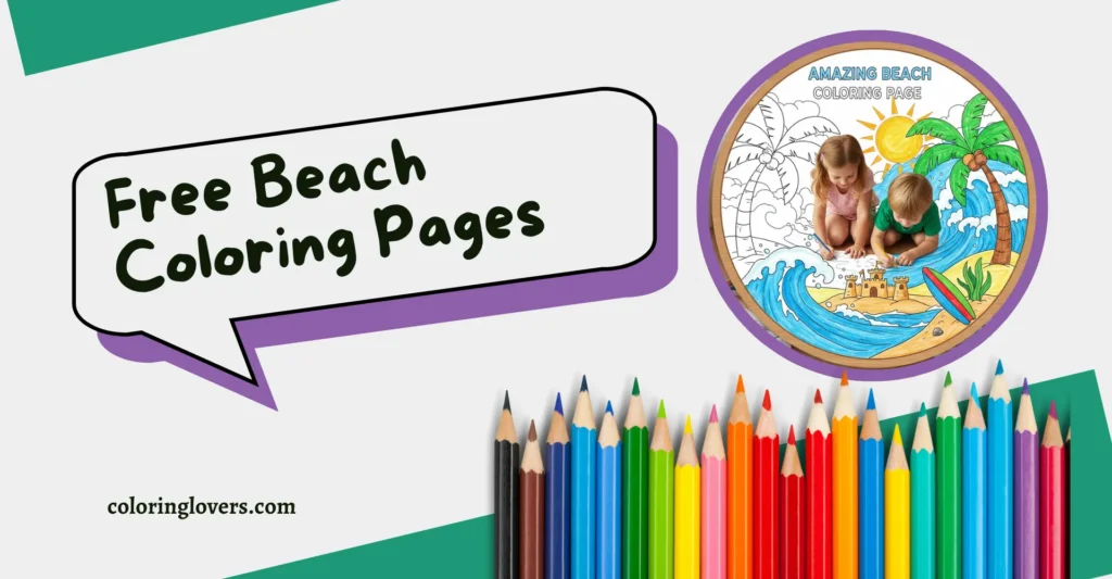 beach Coloring Pages