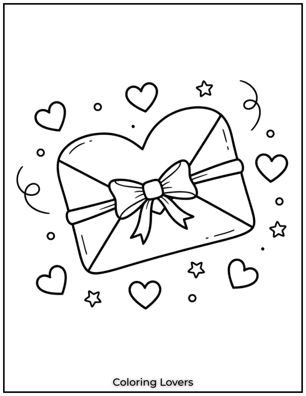 Heres a sweet love letter wrapped in hearts and a bow. Its simple but full of charm