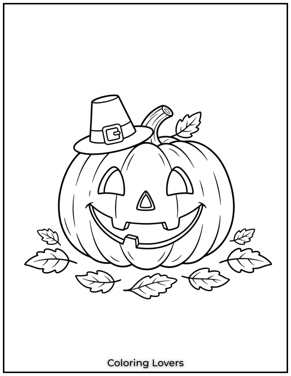 This happy jack o lanterns smile is simple yet so fun to color. I wanted to make it easy for kids to bring their own creativity to this pumpkin