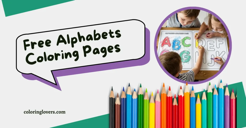 alphabets coloring page 2