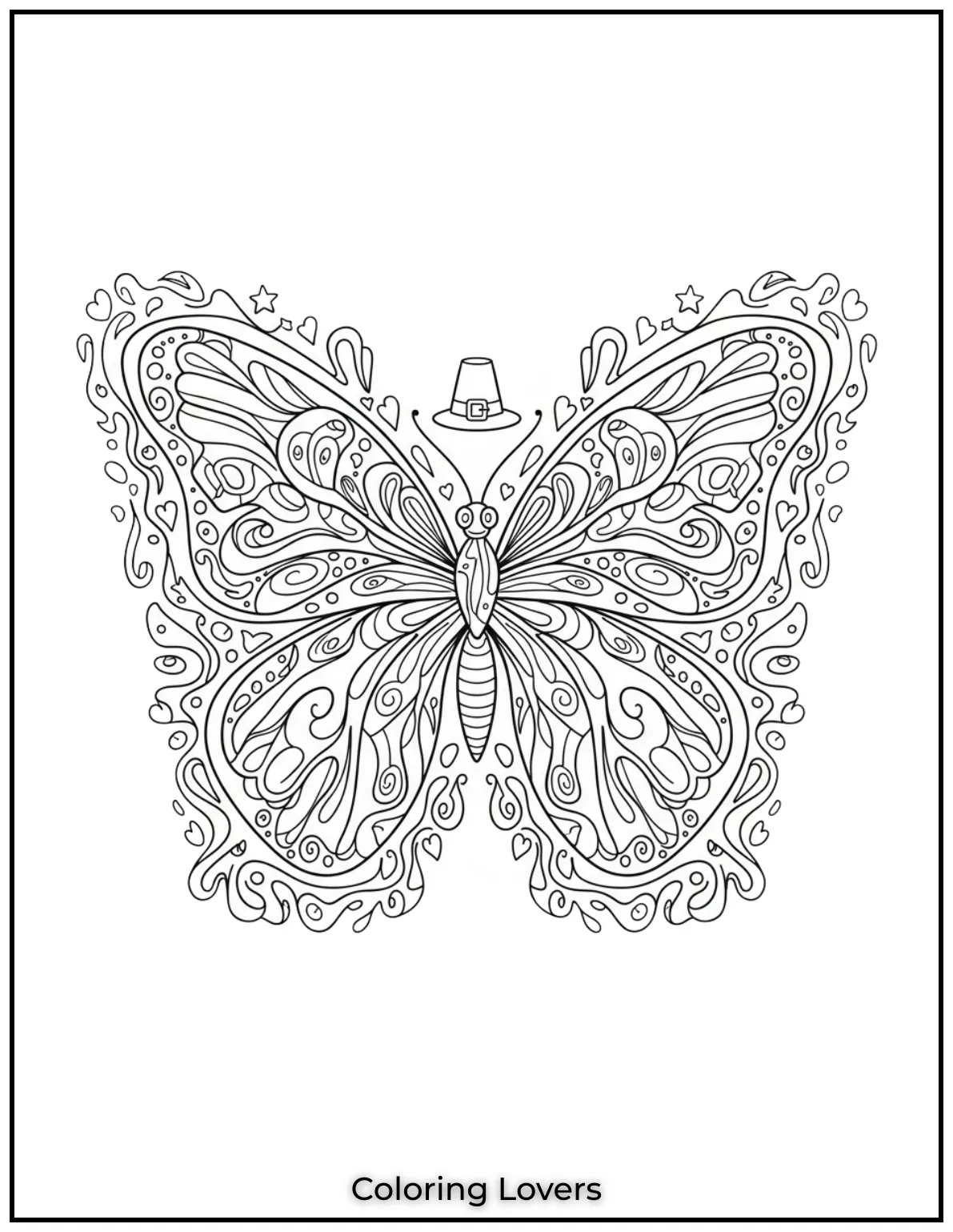 An abstract butterfly pattern perfect for creative expression