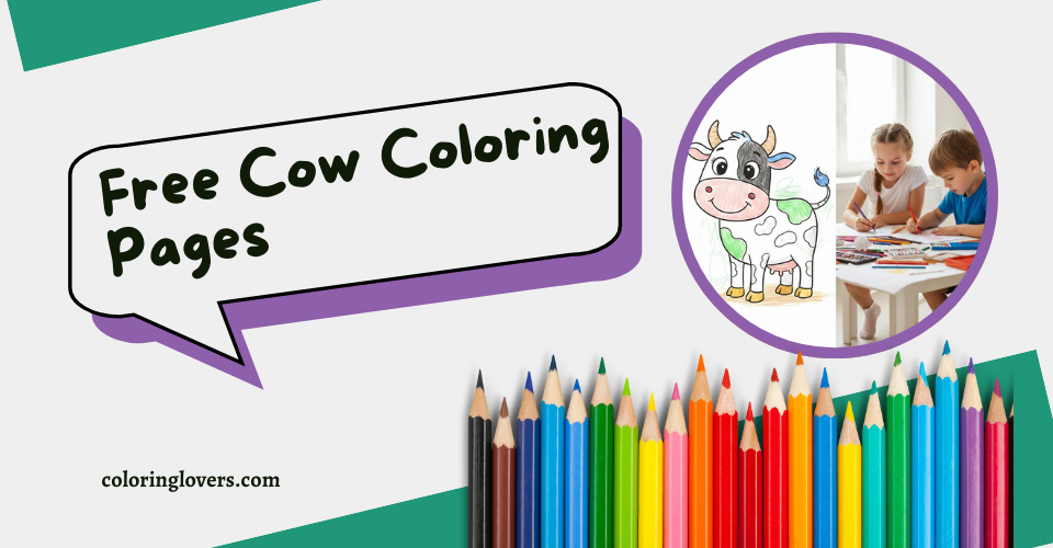 Cow Coloring Page