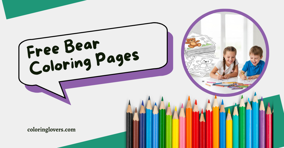 Bear Coloring Pages