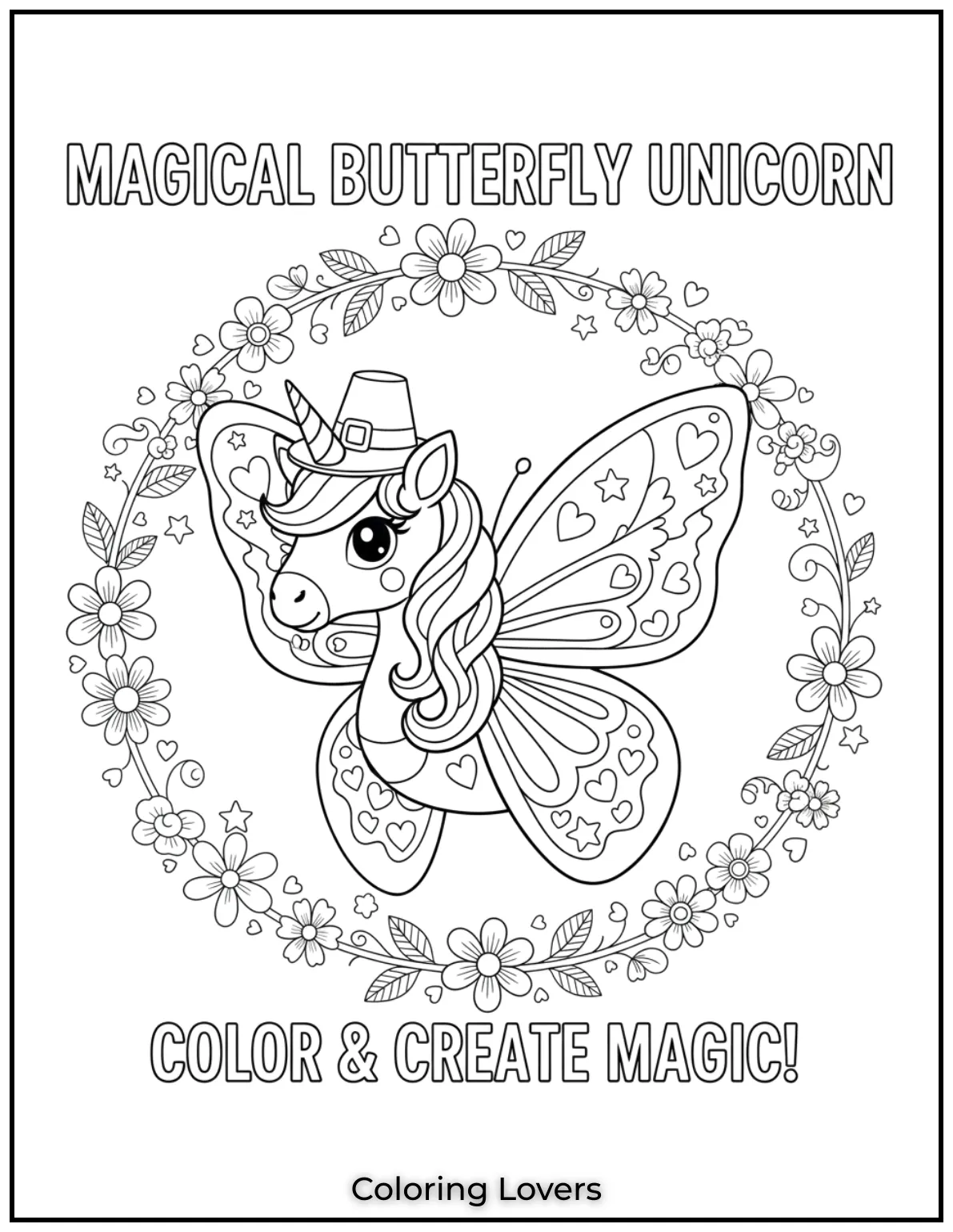 magical butterfly unicorn