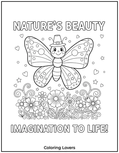 This printable butterfly coloring pages
