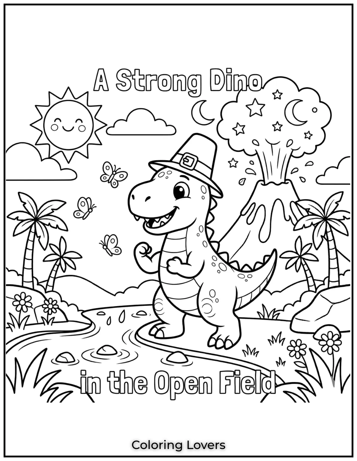 A strong T-Rex shows off its power 