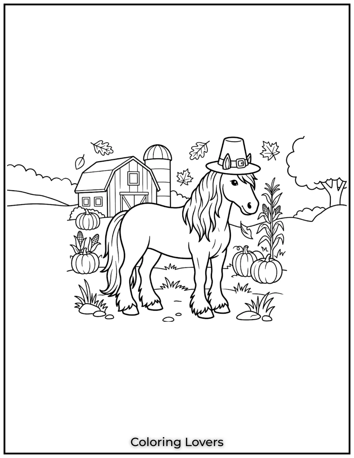 Beautiful Coloring Pages of Horses for Kids and Adults 40 Friesian Horse coloring page