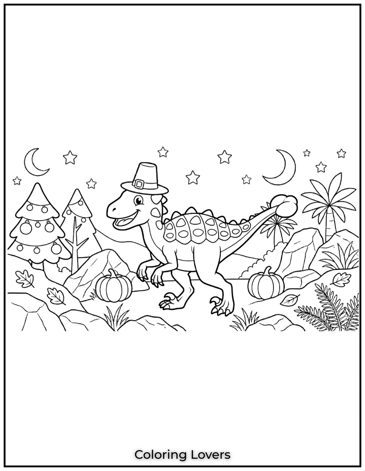 Smiling wide, this cute Ankylosaurus is ready to charm little ones. 