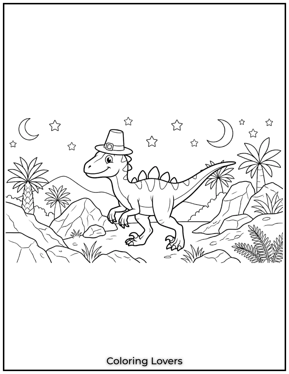 The realistic Velociraptor coloring page 