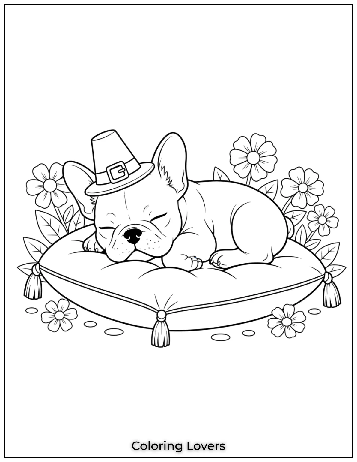 This adorable coloring page
