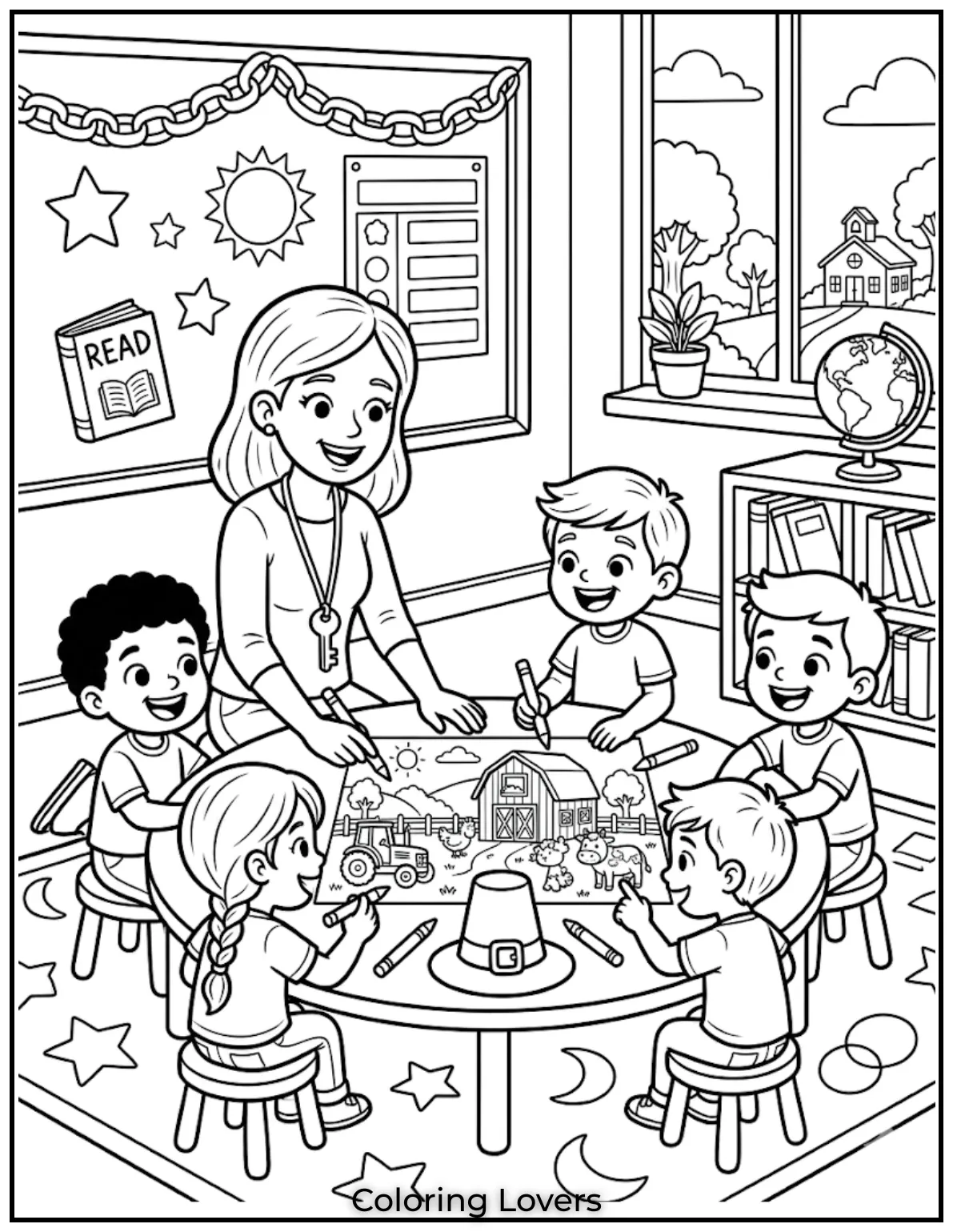 Learning feels way more fun when crayons are involved—Thursday makes school extra exciting.