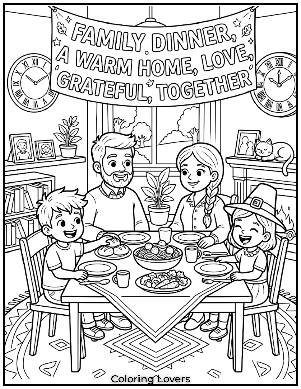 Nothing beats warm meals and happy faces—except maybe coloring them too.