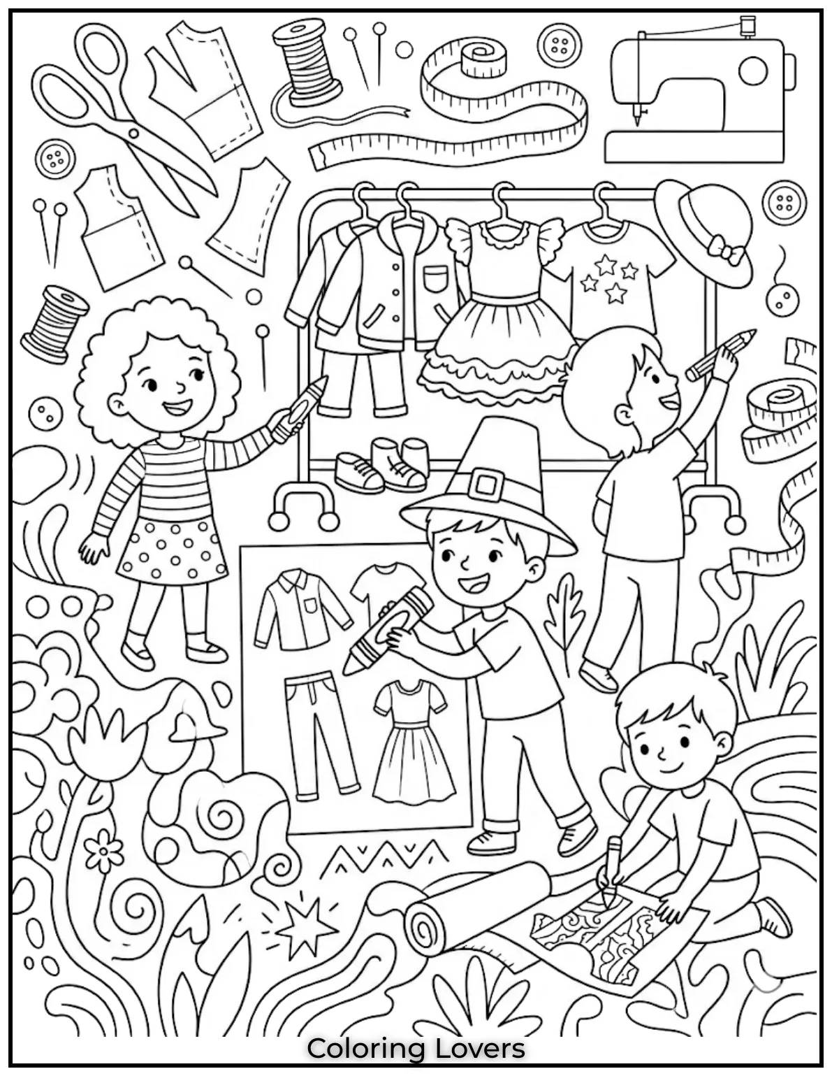 Future fashion designers start here—Thursday is officially a style creation day.