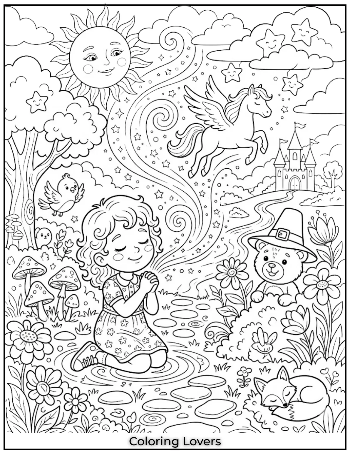 Make a wish, grab your colors, and watch imagination turn simple pages into magical stories.