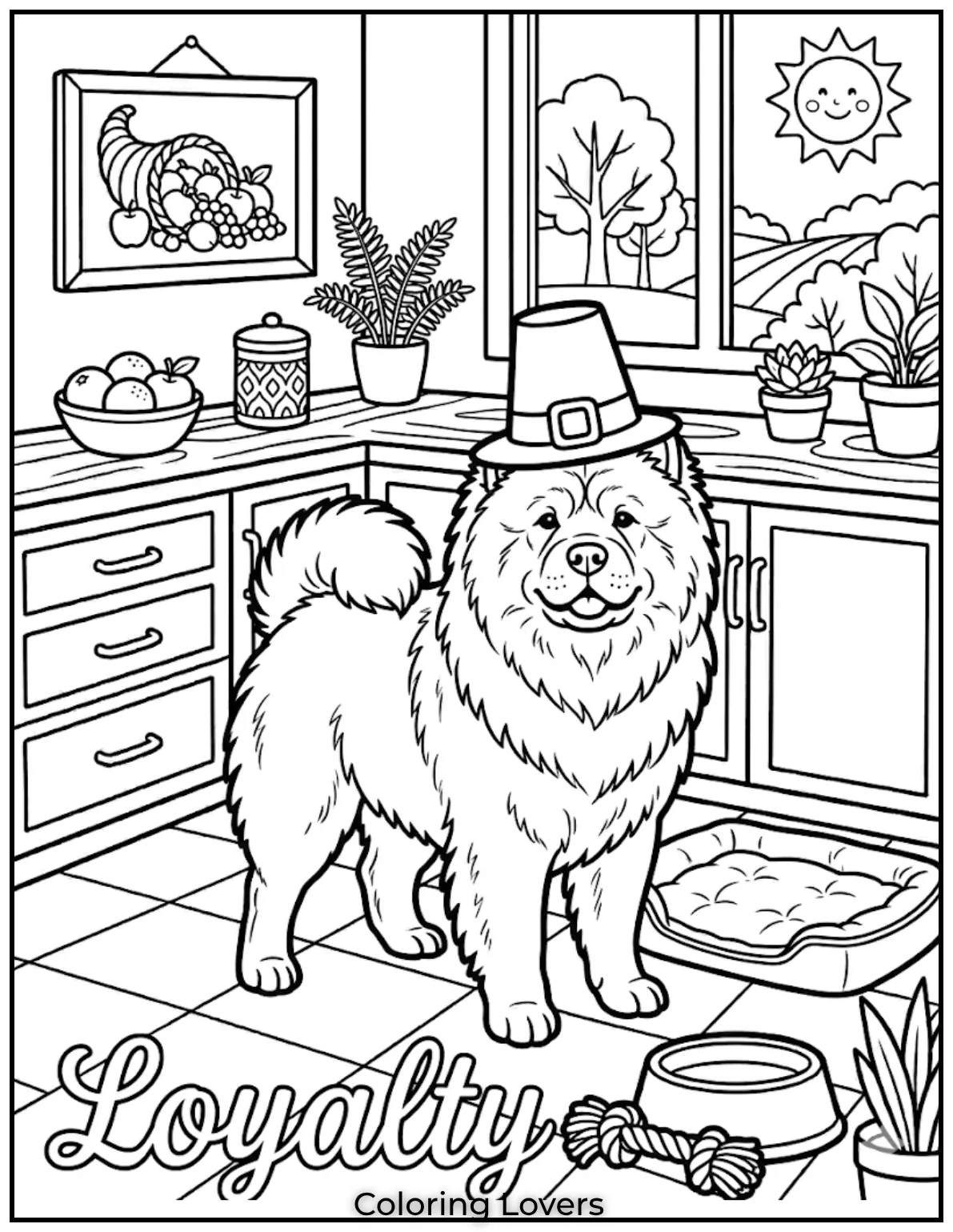 Fluffy and regal, this Chow Chow looks like a lion in disguise.