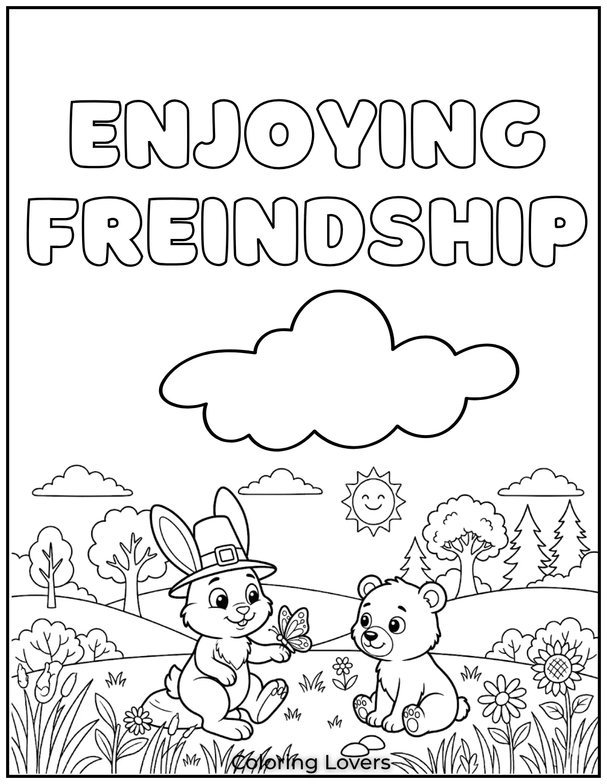 It’s all about showing how even the most different of animals can share a quiet moment of friendship.