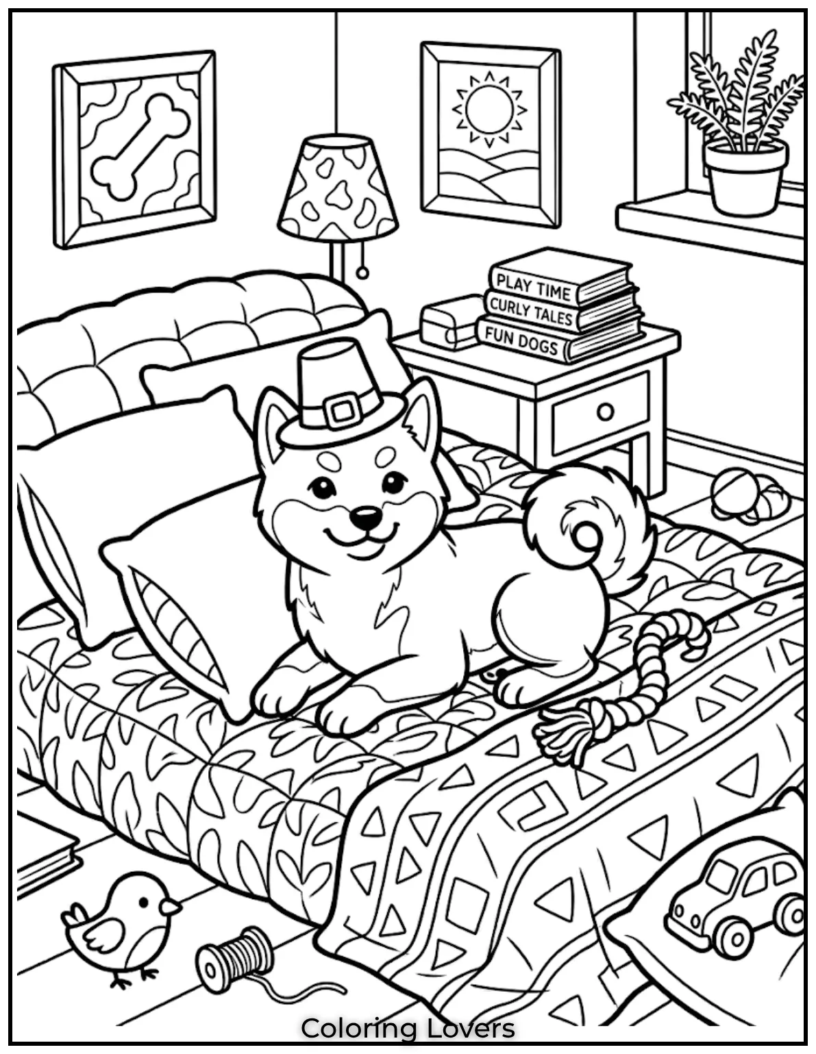 Look at this Shiba Inu with its curly tail, it’s so playful!