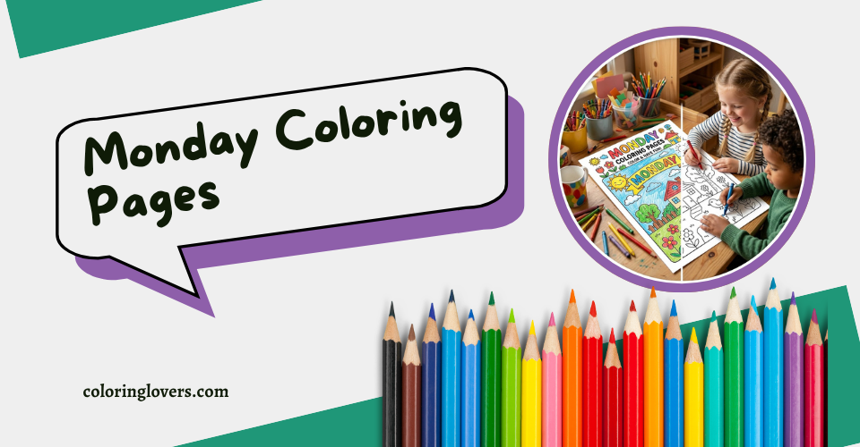 Monday Coloring Page