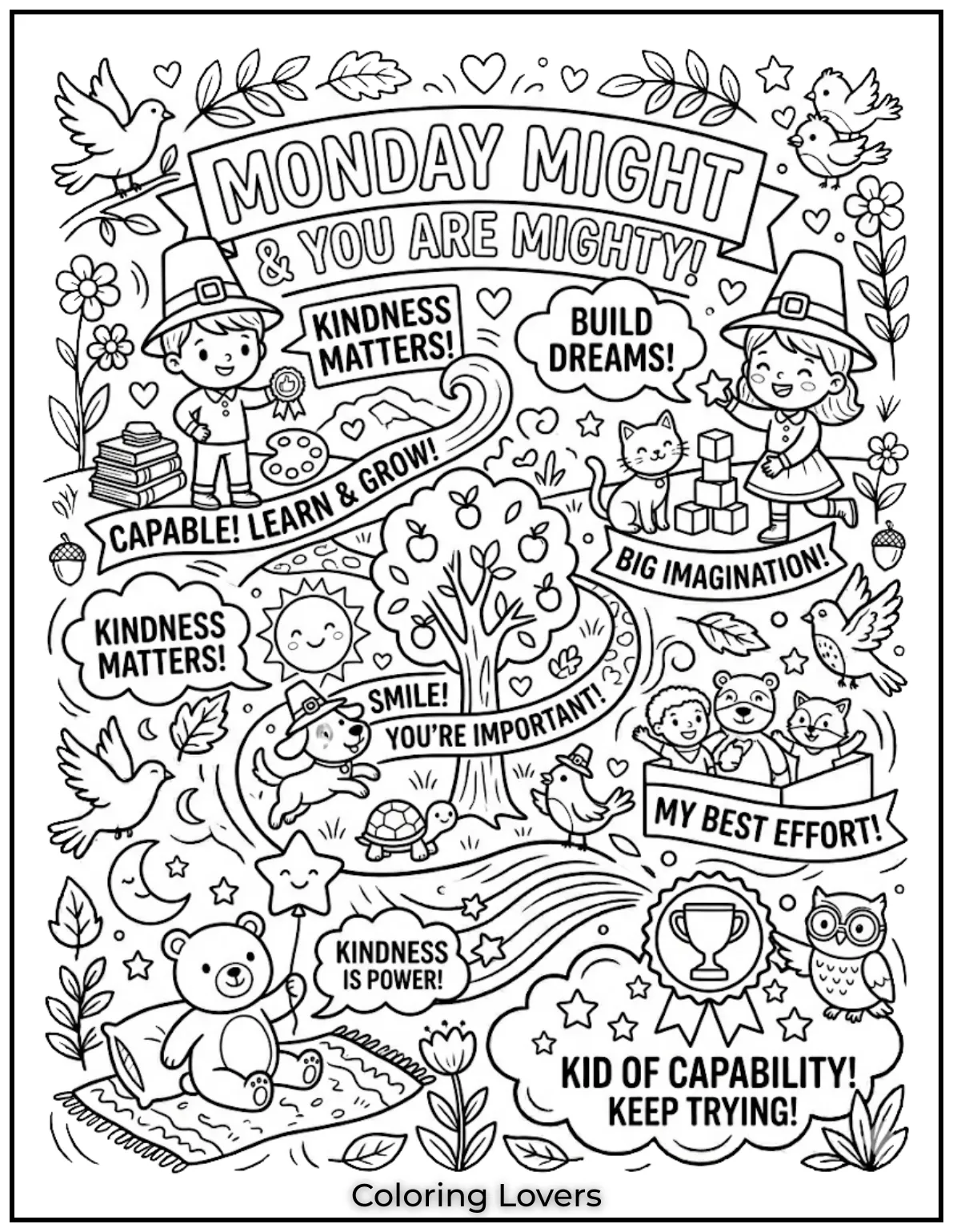 Simple persistence messages teach kids to keep trying, even when tasks feel hard or confusing.
