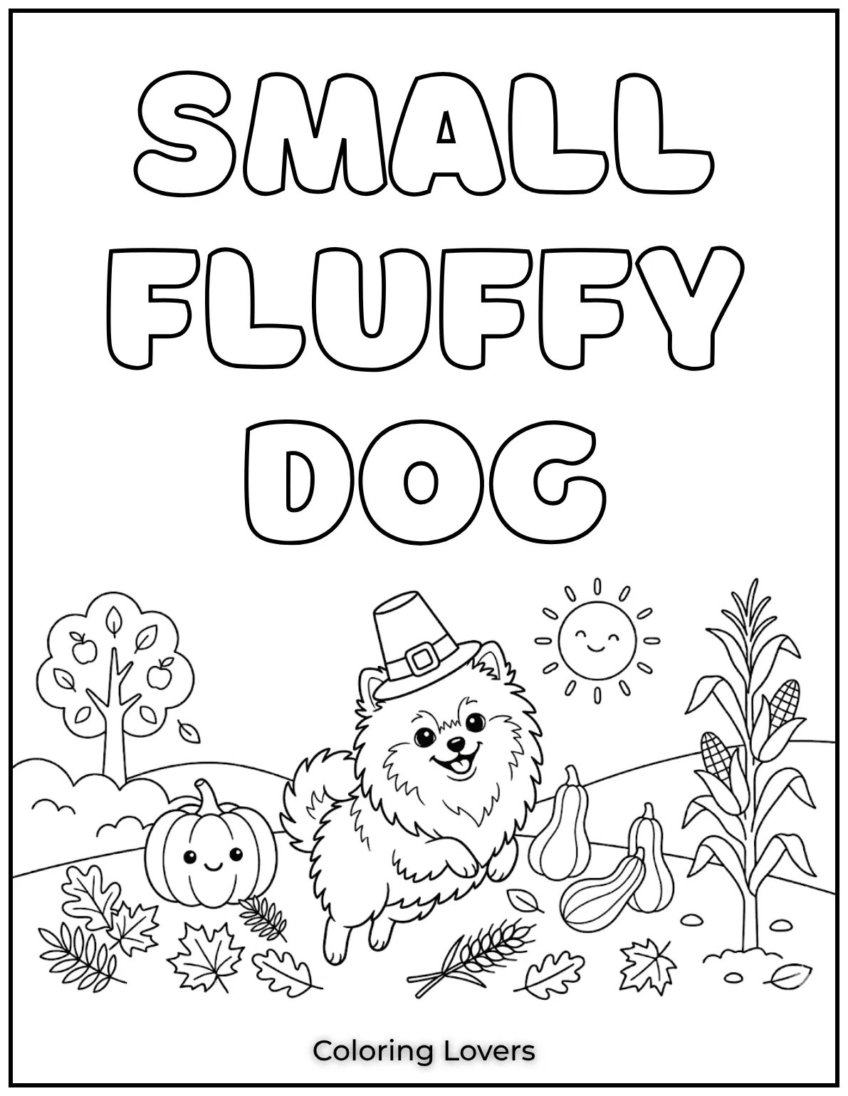 Small and fluffy, this Pomeranian looks like a ball of energy.