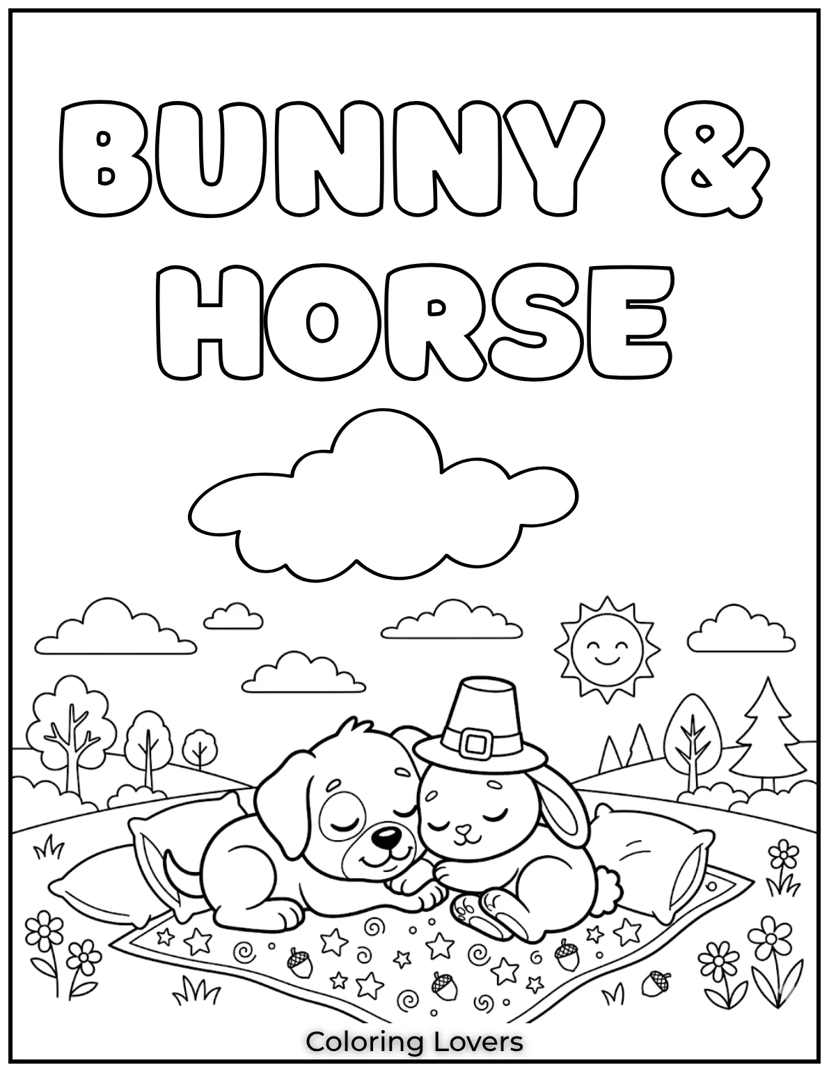 There’s nothing cuter than a bunny and puppy taking a nap together