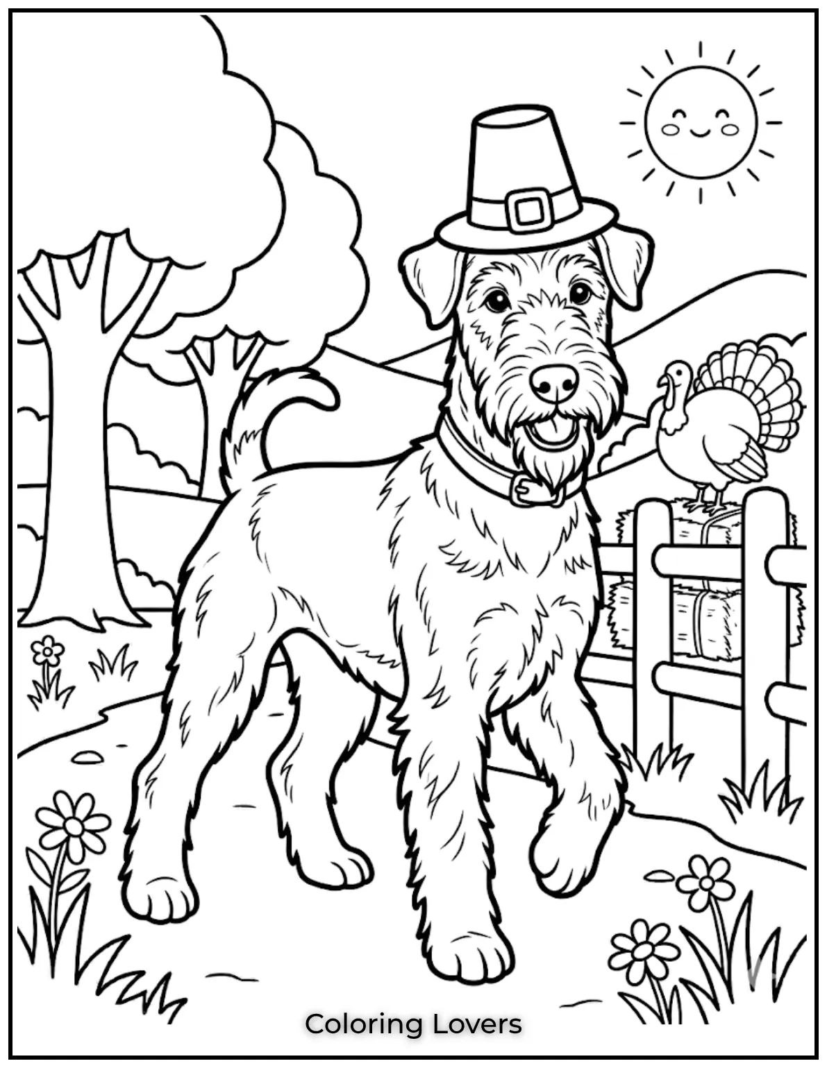 This Airedale Terrier looks like it’s ready for some fun.