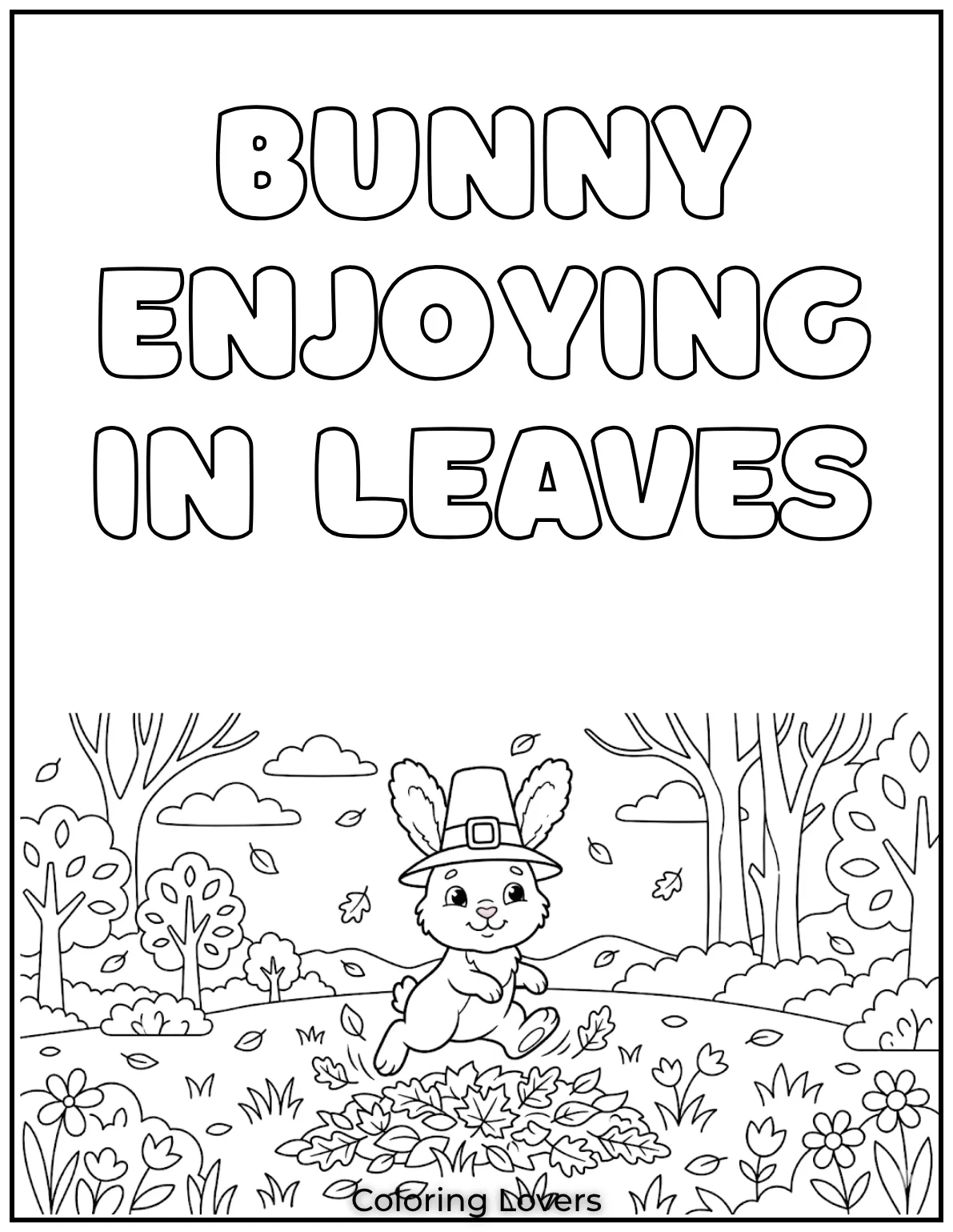 This energetic bunny is leaping through a pile of leaves, enjoying the crisp air.