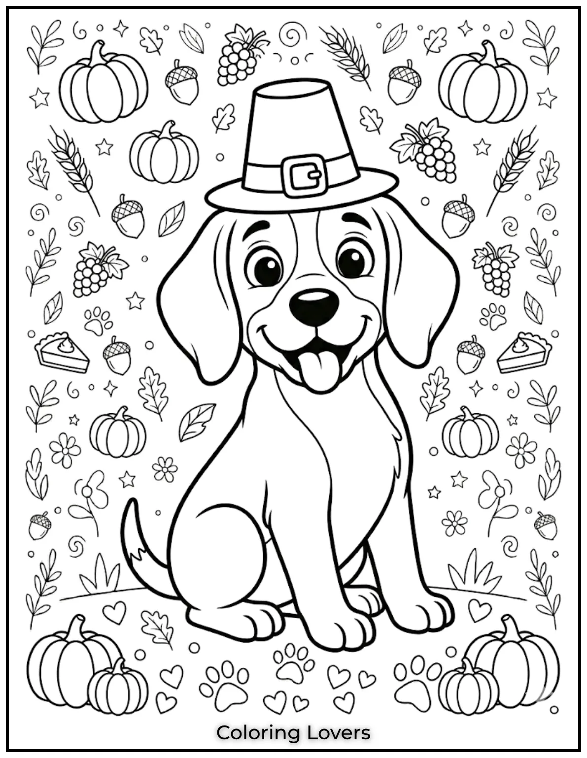 This smiling pup is a simple yet heartwarming design I made for kids to enjoy