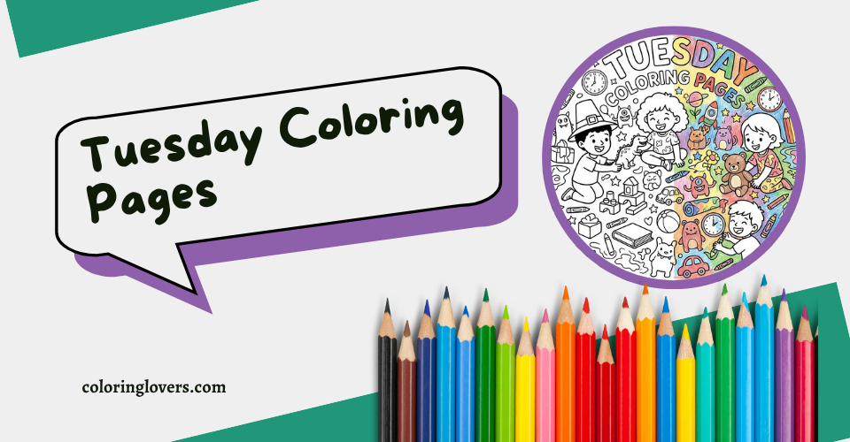 Tuesday Coloring Page