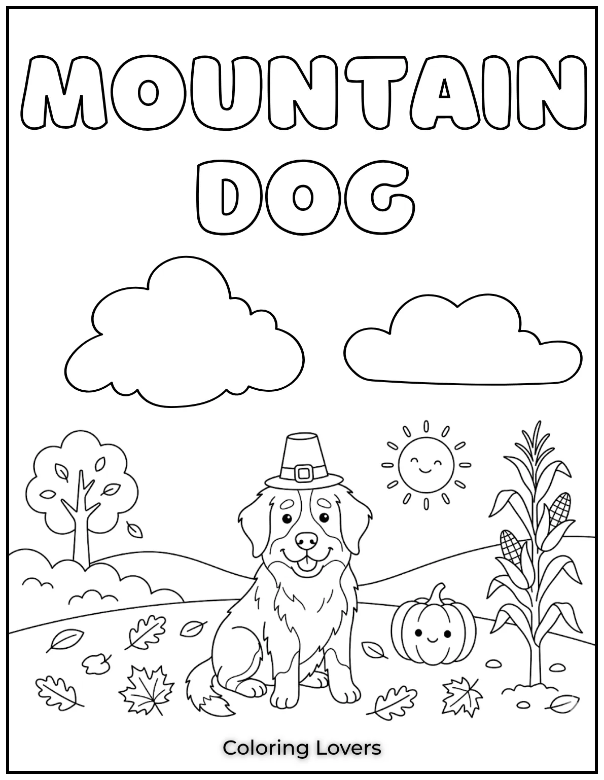 With a friendly face, this Bernese Mountain Dog is pure charm.