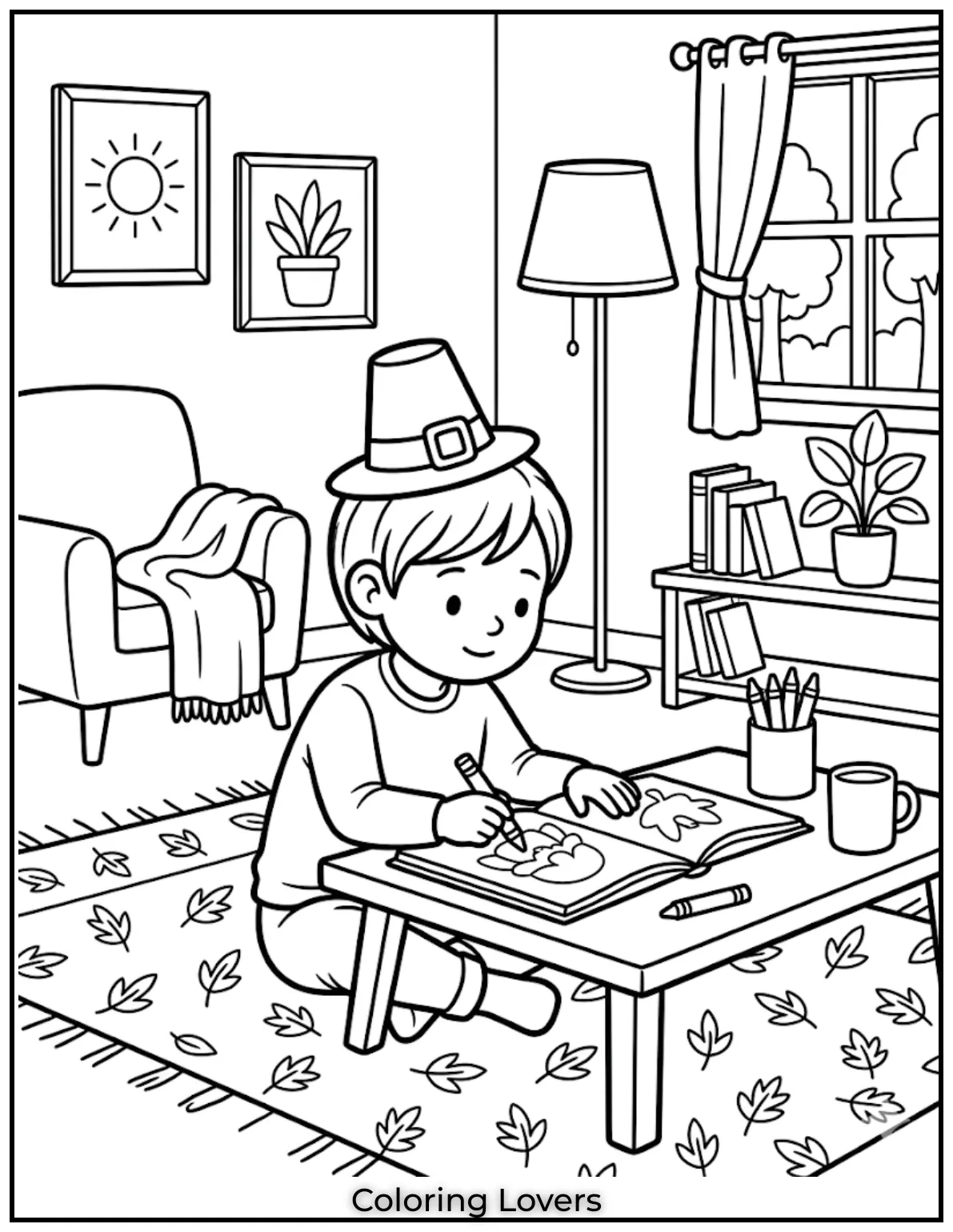 Calm Tuesday coloring pages help kids relax and enjoy peaceful, quiet, and creative moments daily.