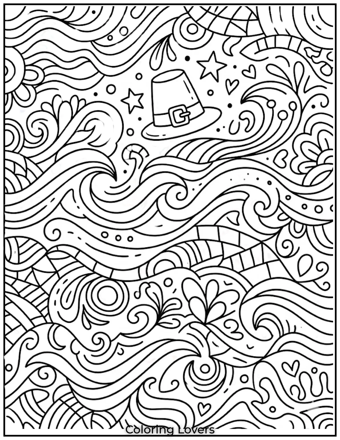 Simple Tuesday coloring pages help kids release stress through easy and relaxing creative designs.