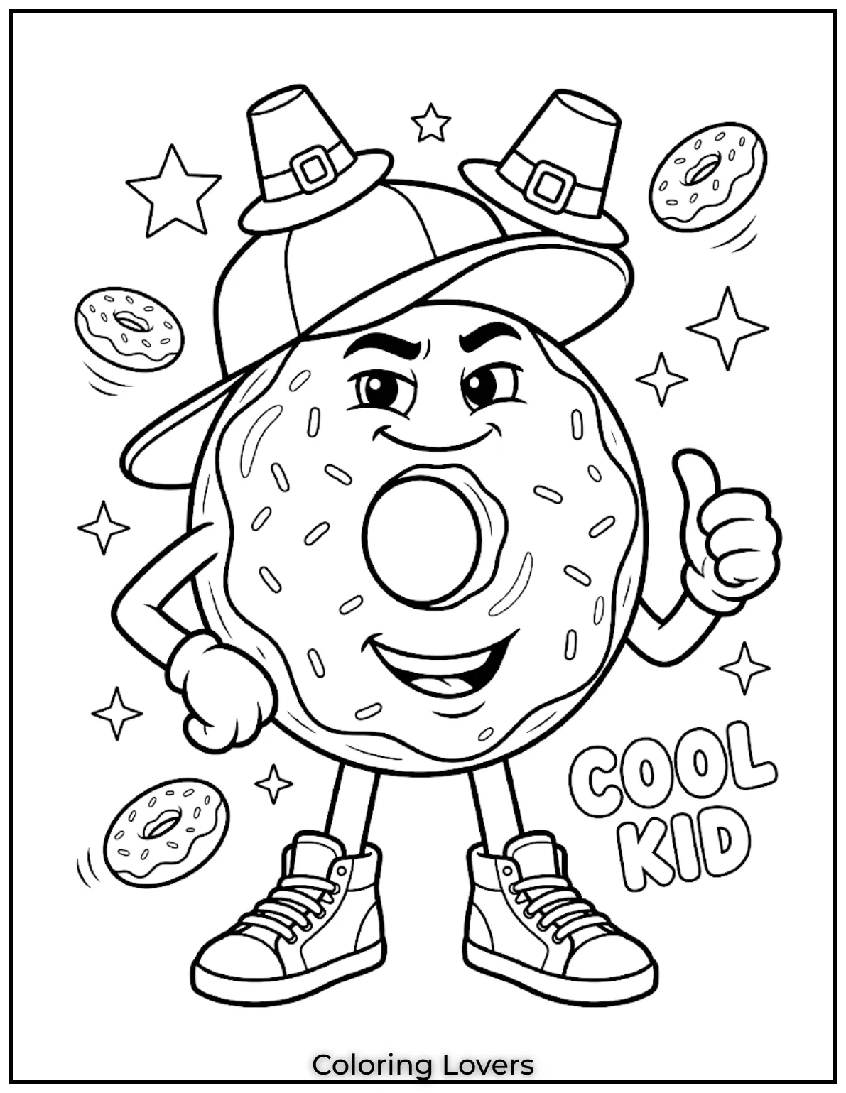 Donut Coloring Pages Kids Will Love Fun Cute Printables 10 Cool Donut Coloring Page