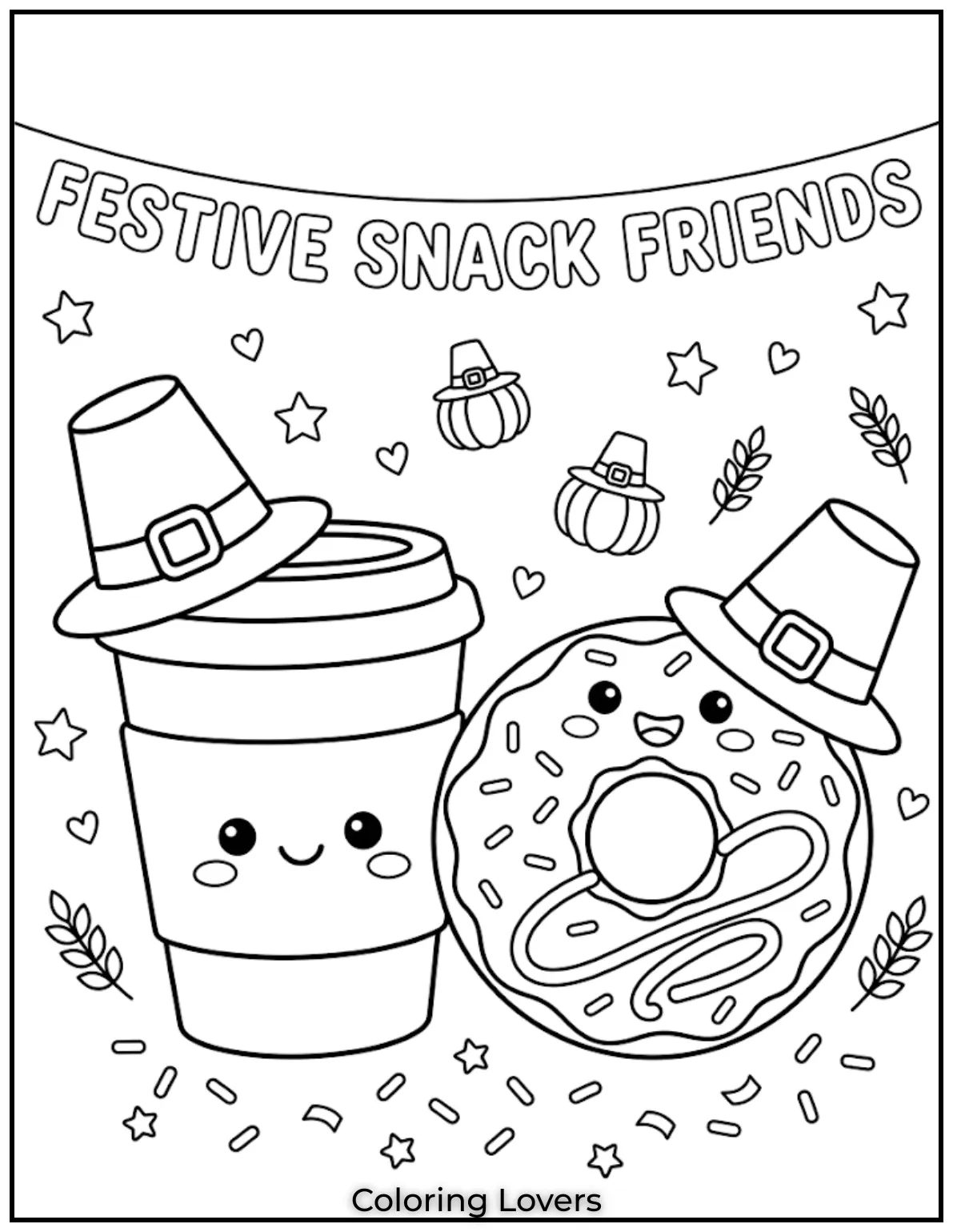 Donut Coloring Pages Kids Will Love Fun Cute Printables 12 Kawaii Donut Coloring Page